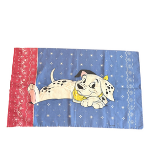 Vintage Disney 101 Dalmatians Bandana Double Sided Standard Size Pillowcase